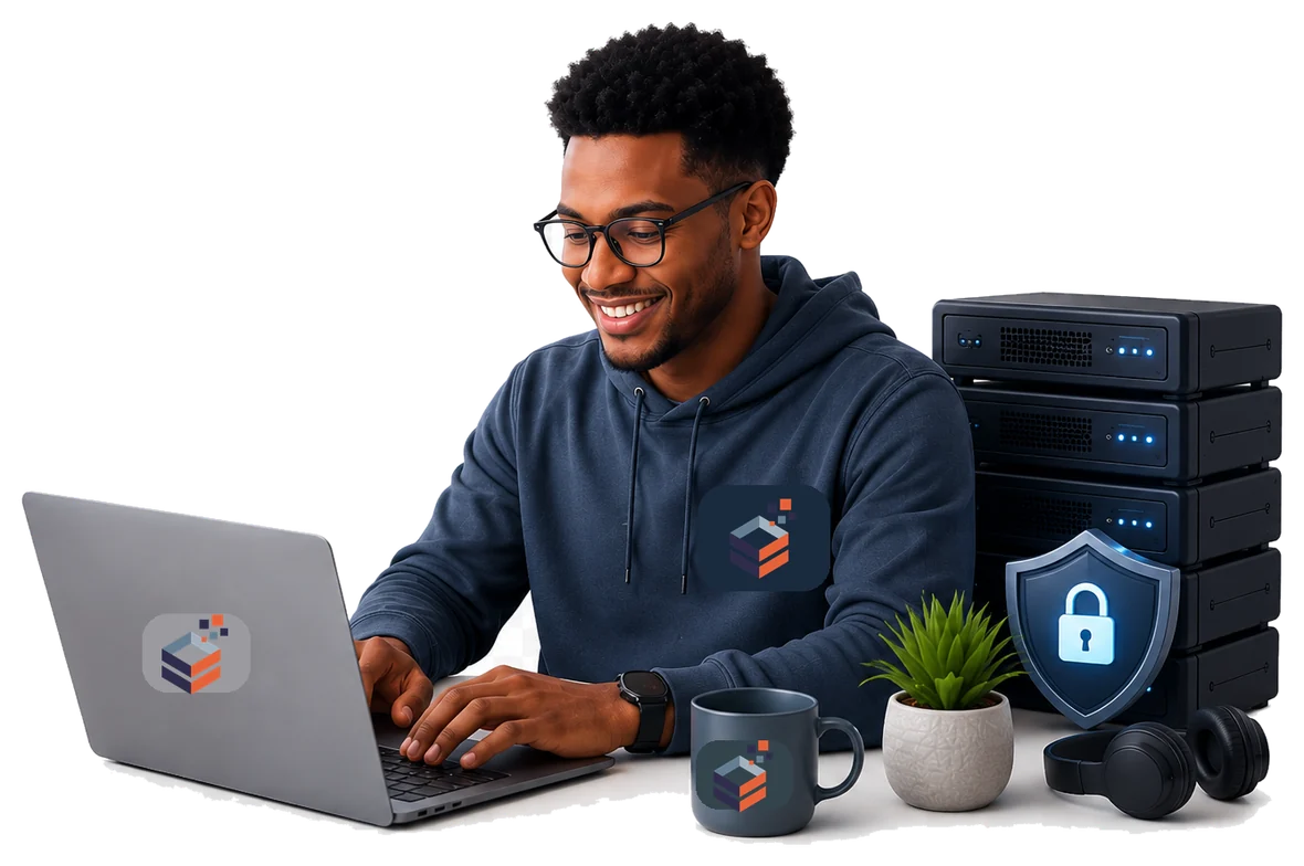 PidoCloud managed VPS customer using a secure cloud server dashboard